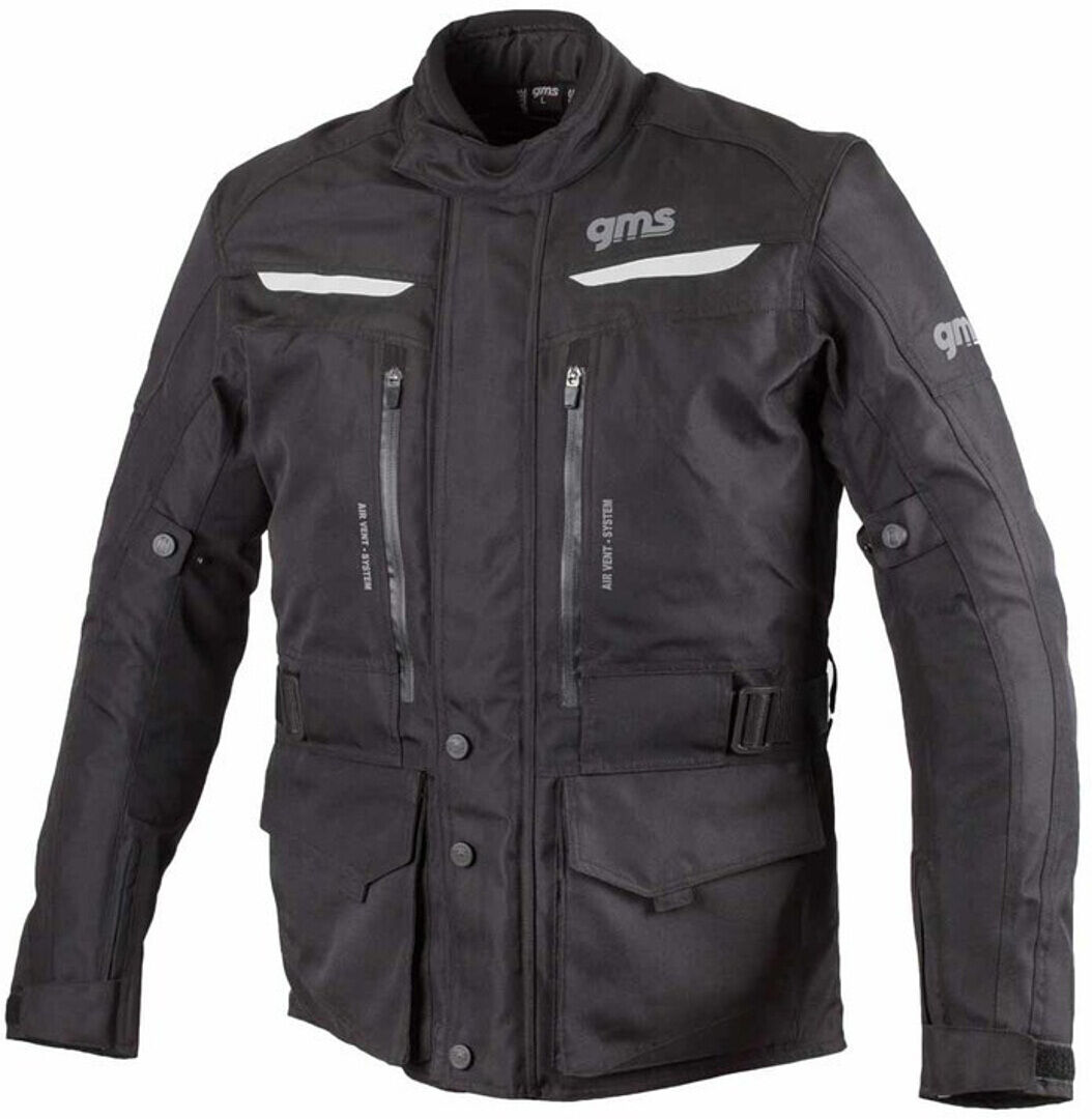 gms gear giacca tessile moto nero 2xl