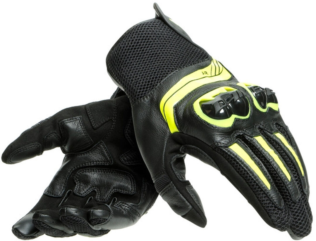 dainese mig 3 unisex guanti moto nero giallo m