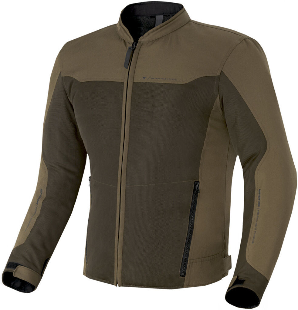 shima openair giacca tessile moto marrone m