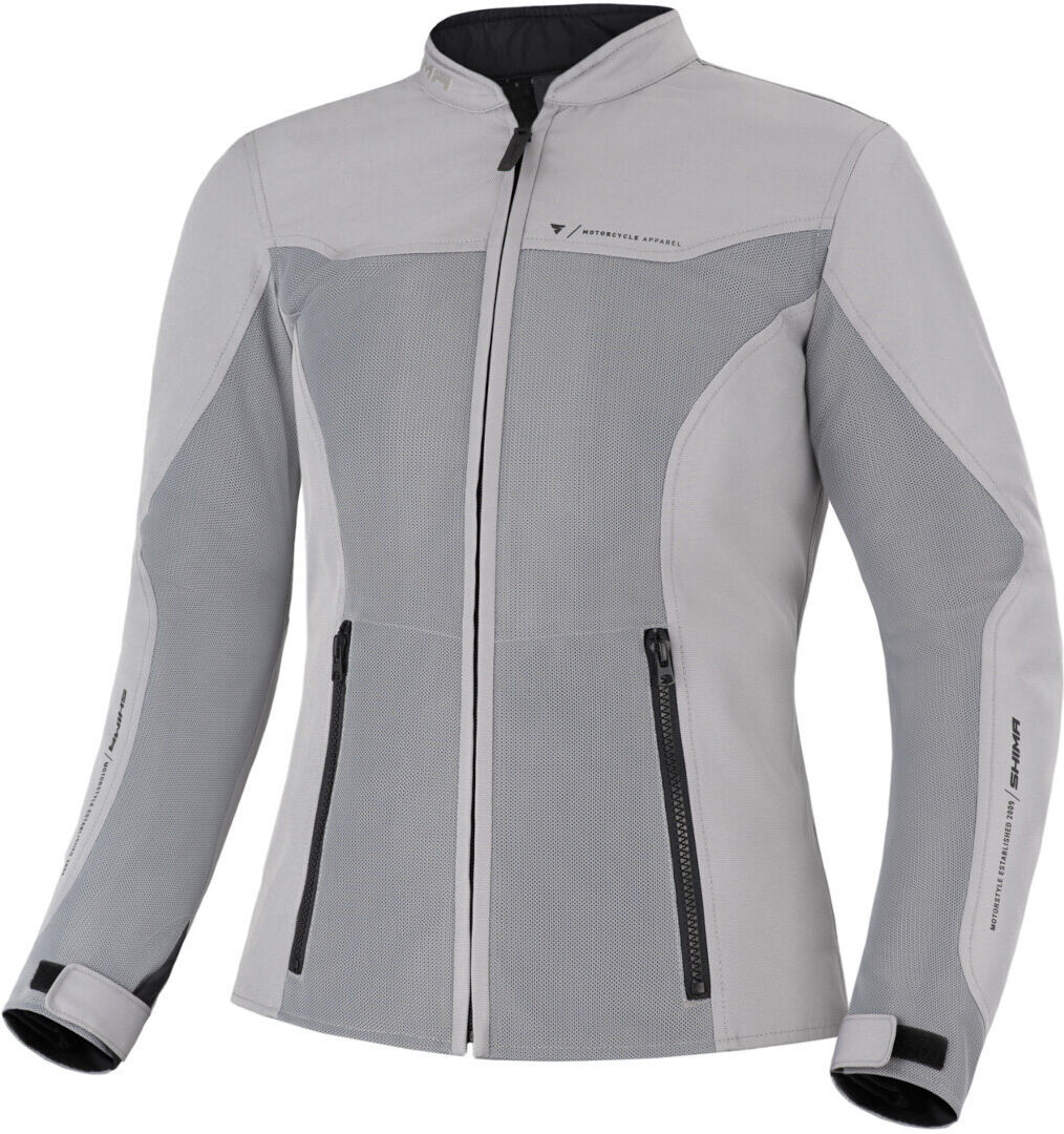 shima openair giacca tessile moto da donna grigio l