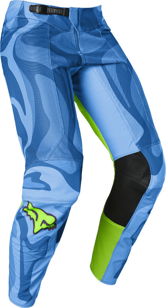 fox airline exo pantaloni motocross blu giallo 28