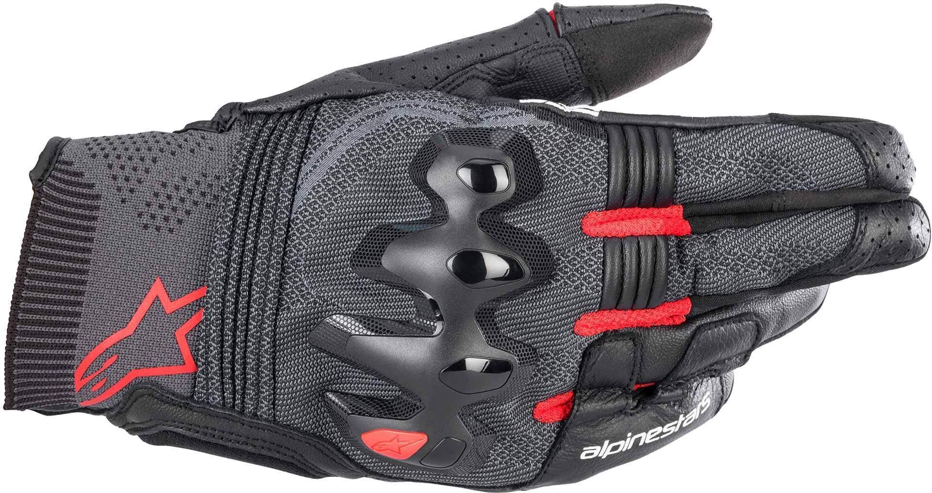 alpinestars morph sport guanti moto nero rosso xl