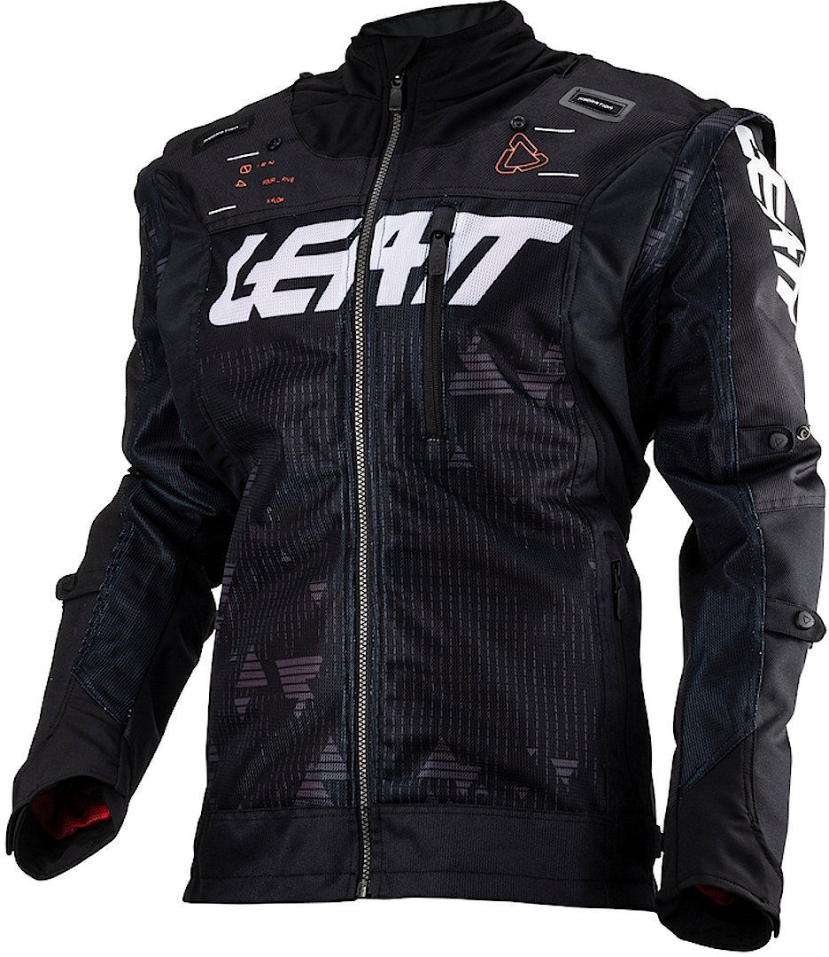 leatt 4.5 x-flow giacca motocross nero xl