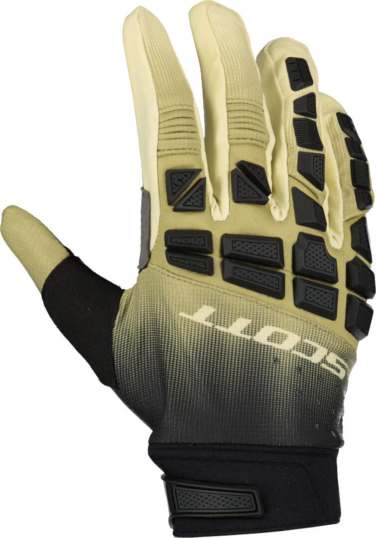 scott x-plore pro guanti motocross nero beige xl