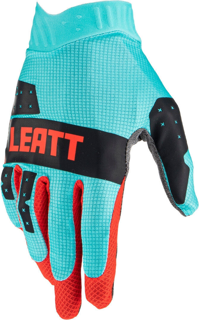 leatt 1.5 gripr guanti motocross per bambini rosso blu s