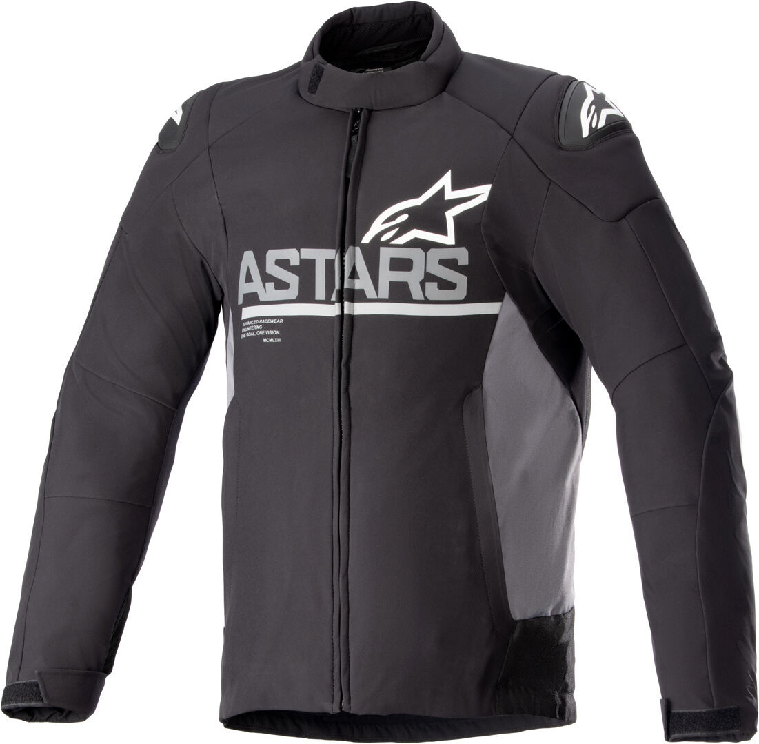 alpinestars smx giacca tessile moto impermeabile nero grigio l