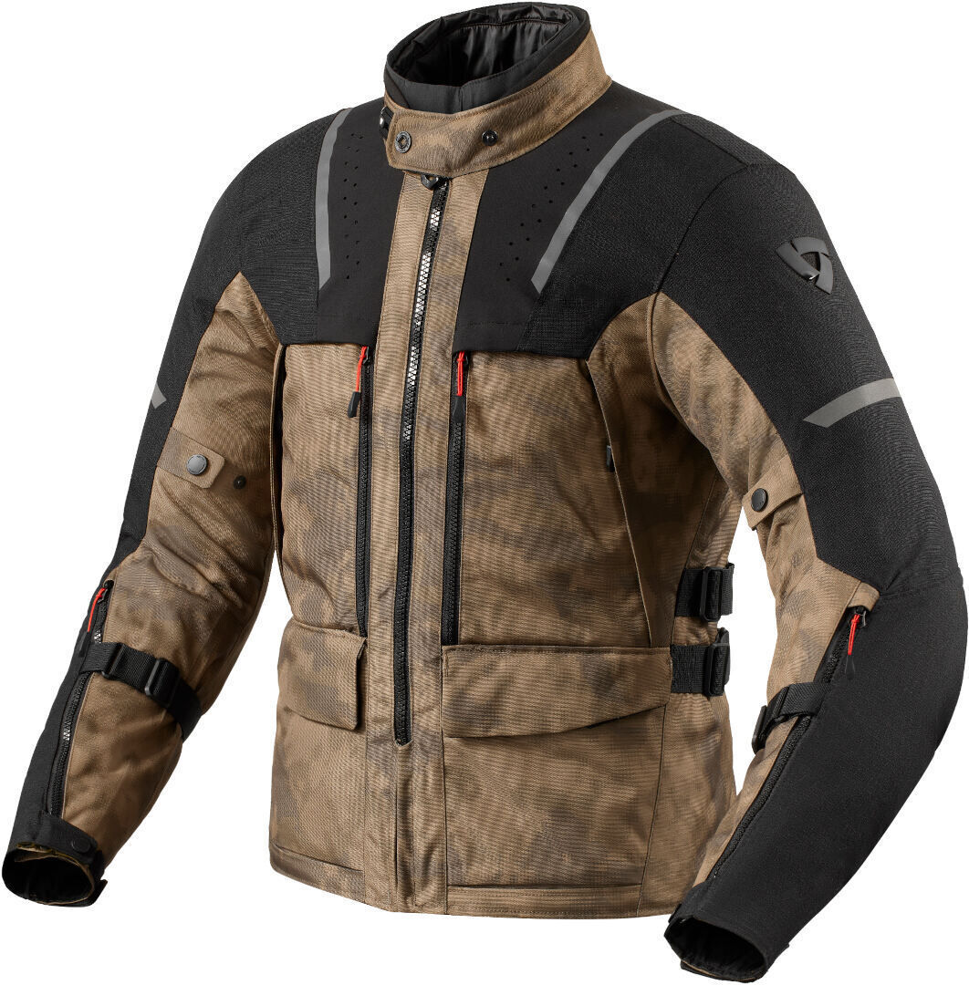 revit offtrack 2 h2o giacca tessile moto nero marrone l