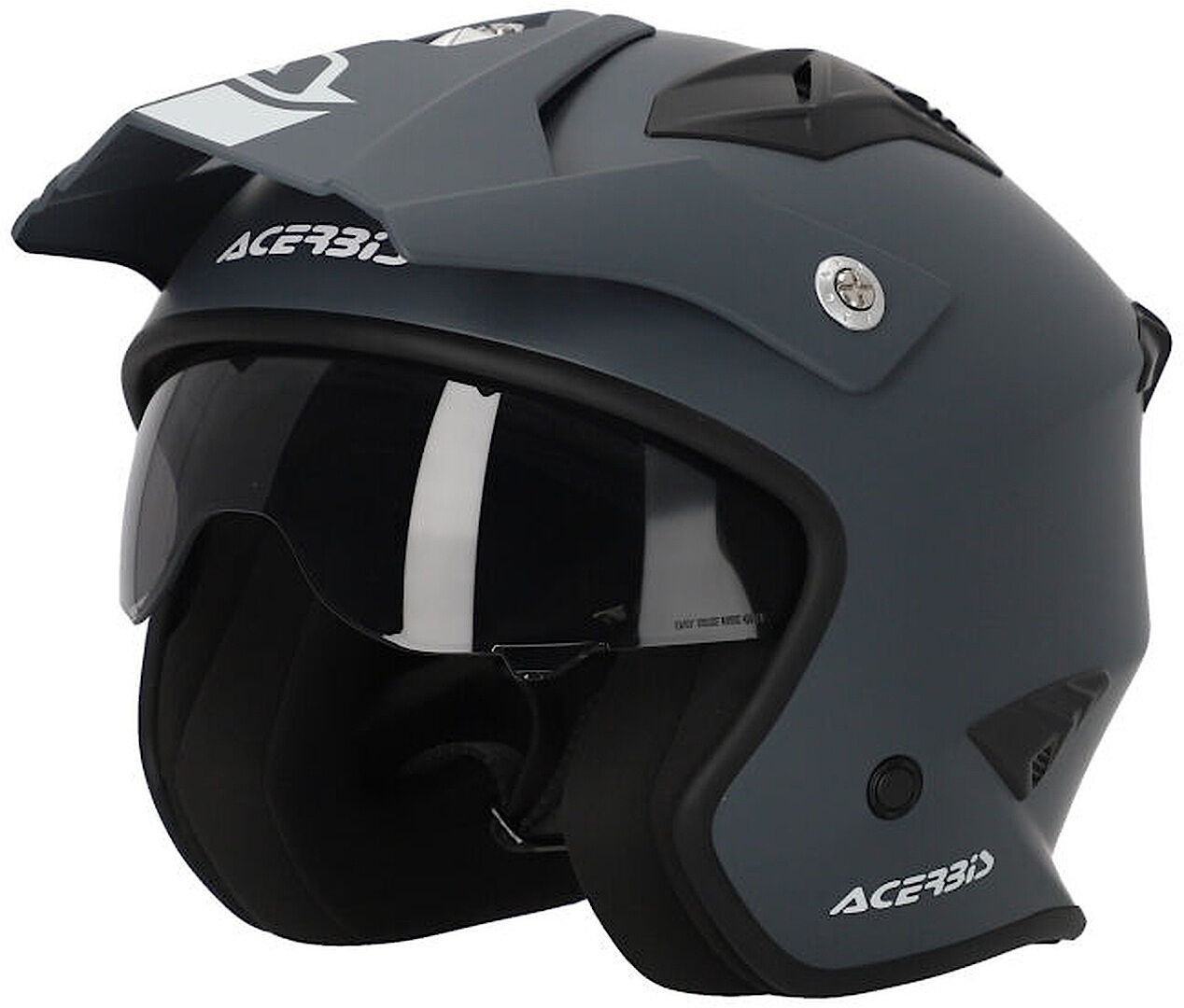 acerbis aria 2023 solid casco jet grigio 2xl