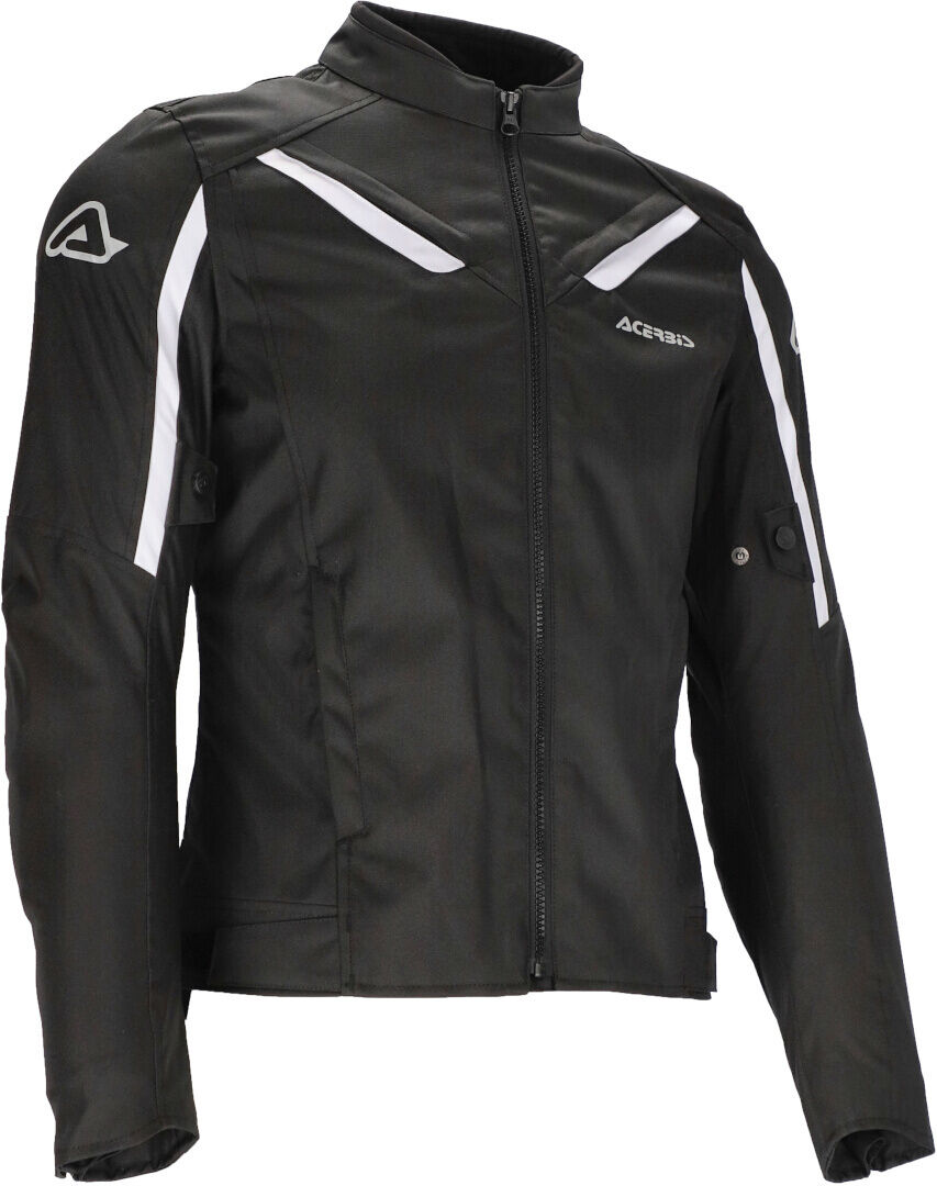 acerbis x-mat giacca tessile moto nero bianco xl