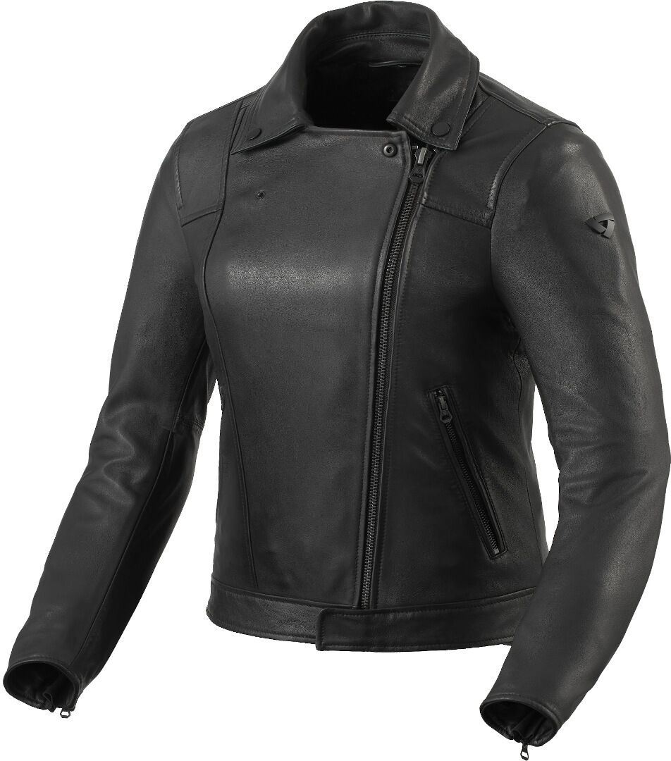 revit liv giacca di pelle moto da donna nero 40