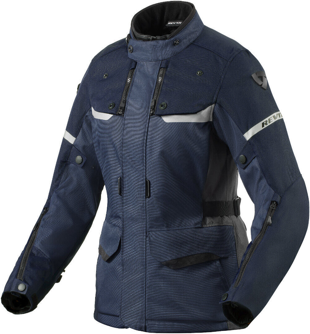 revit outback 4 h2o giacca tessile moto da donna blu 38