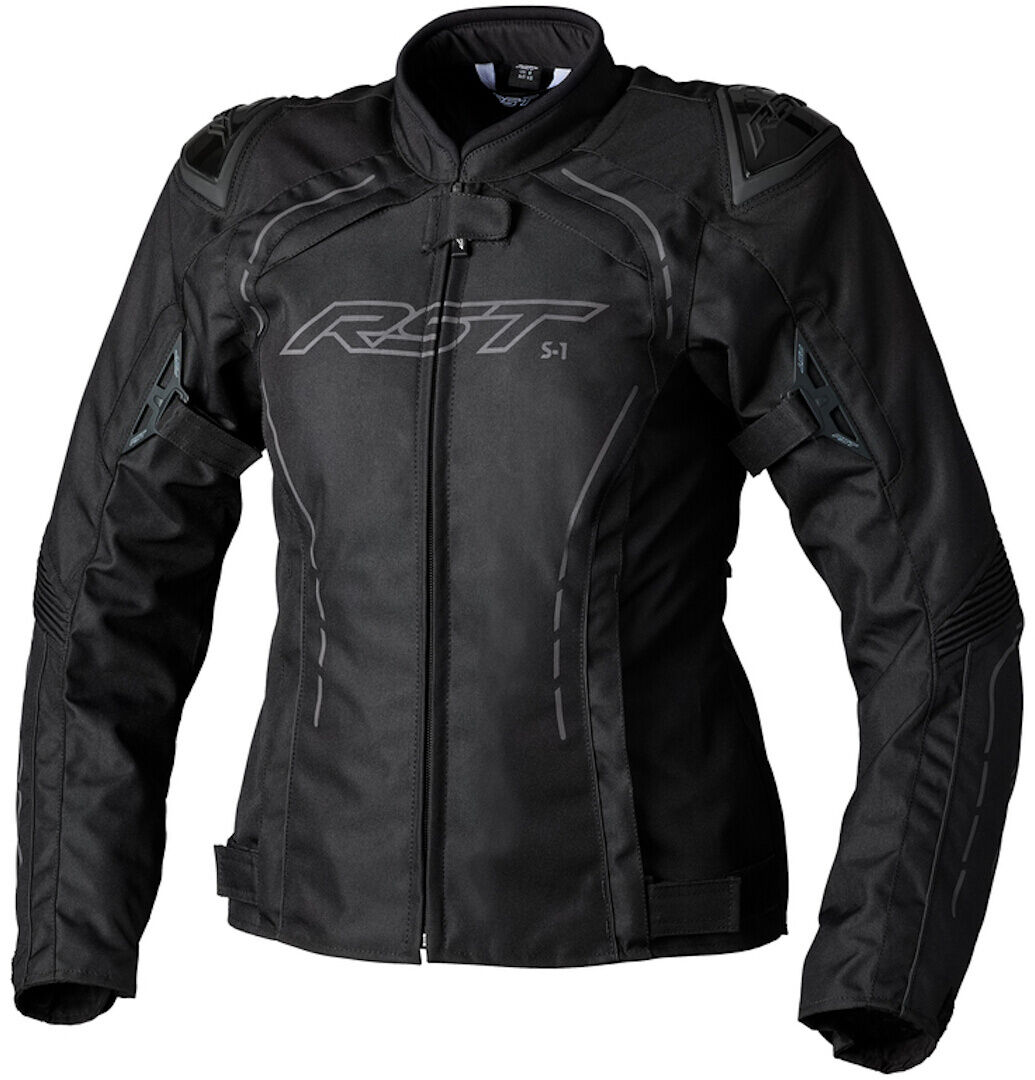 rst s-1 giacca tessile moto da donna nero m