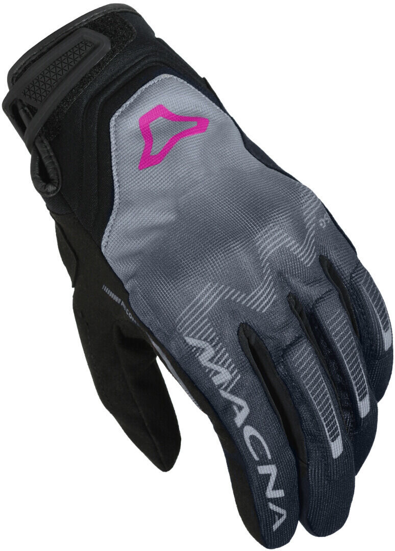 macna recon guanti moto da donna nero grigio m