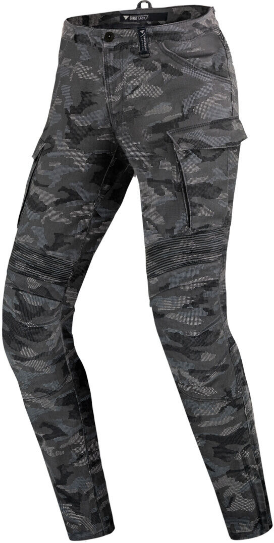 shima giro 2.0 camo pantaloni tessili moto da donna multicolore 28