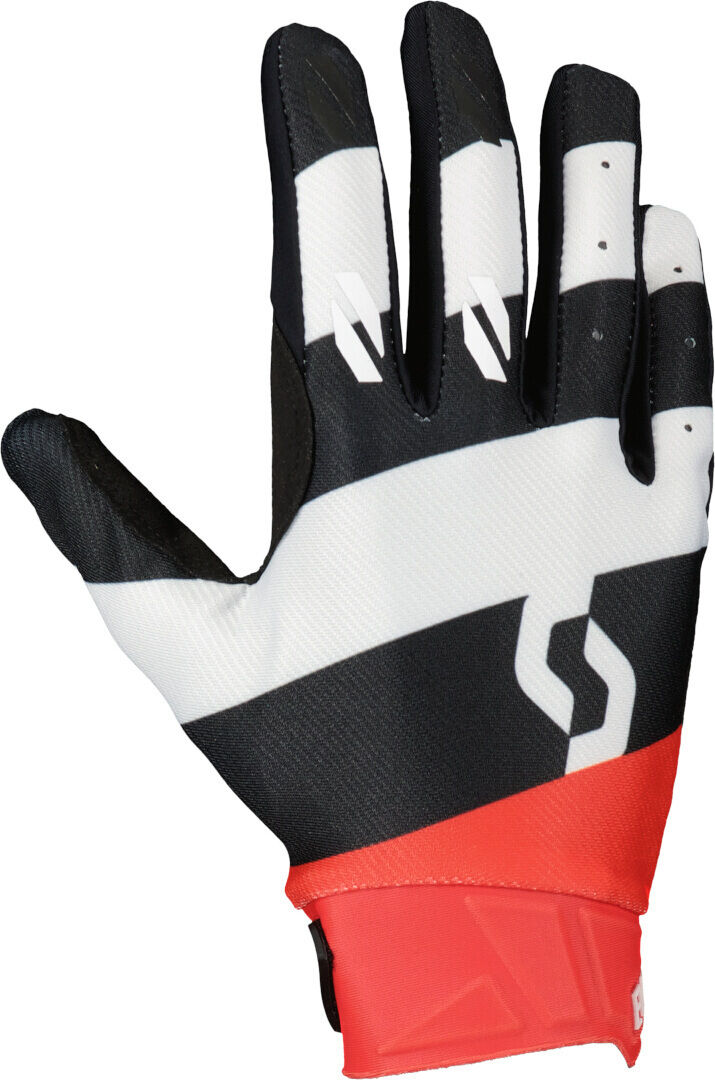 scott evo race guanti da motocross bianco rosso 2xl