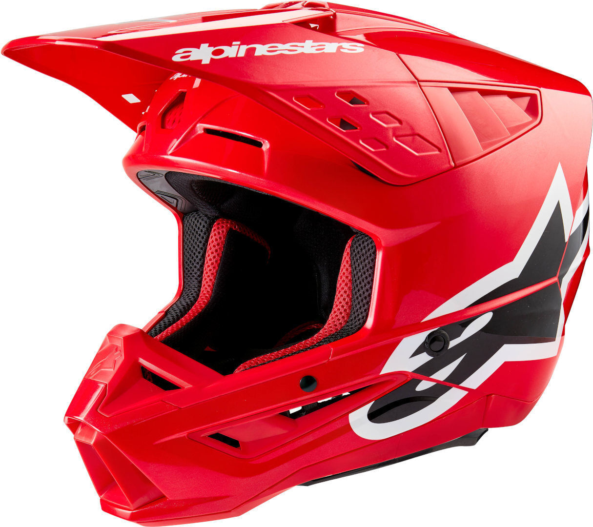 alpinestars s-m5 corp 2024 casco motocross rosso m