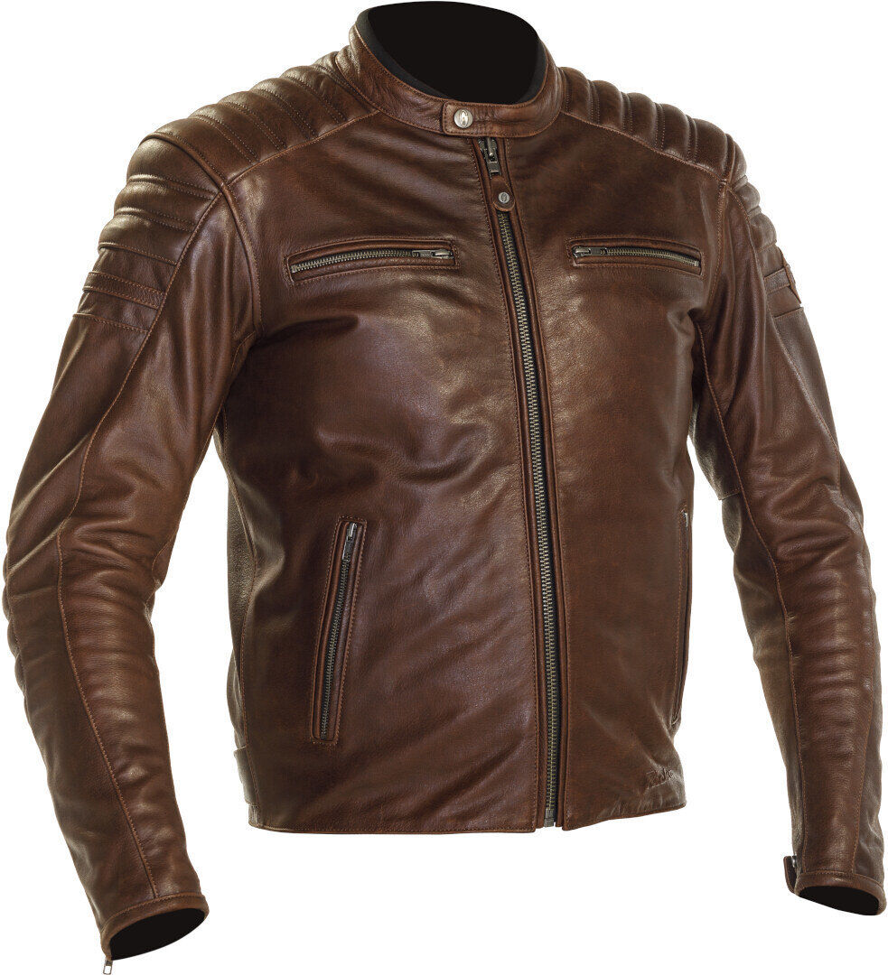 richa daytona 2 giacca in pelle moto marrone 60