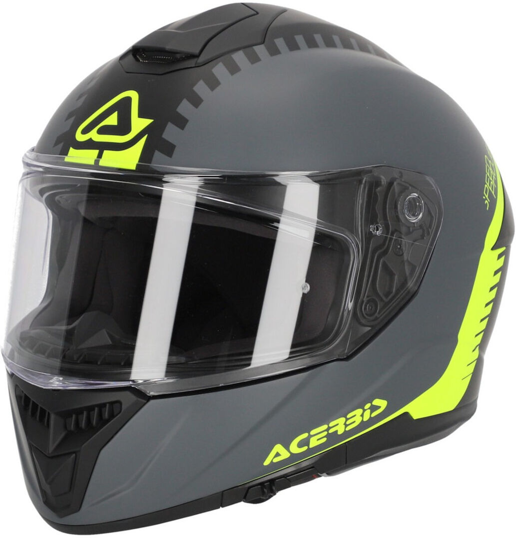 acerbis krapon 2024 casco grigio giallo xl