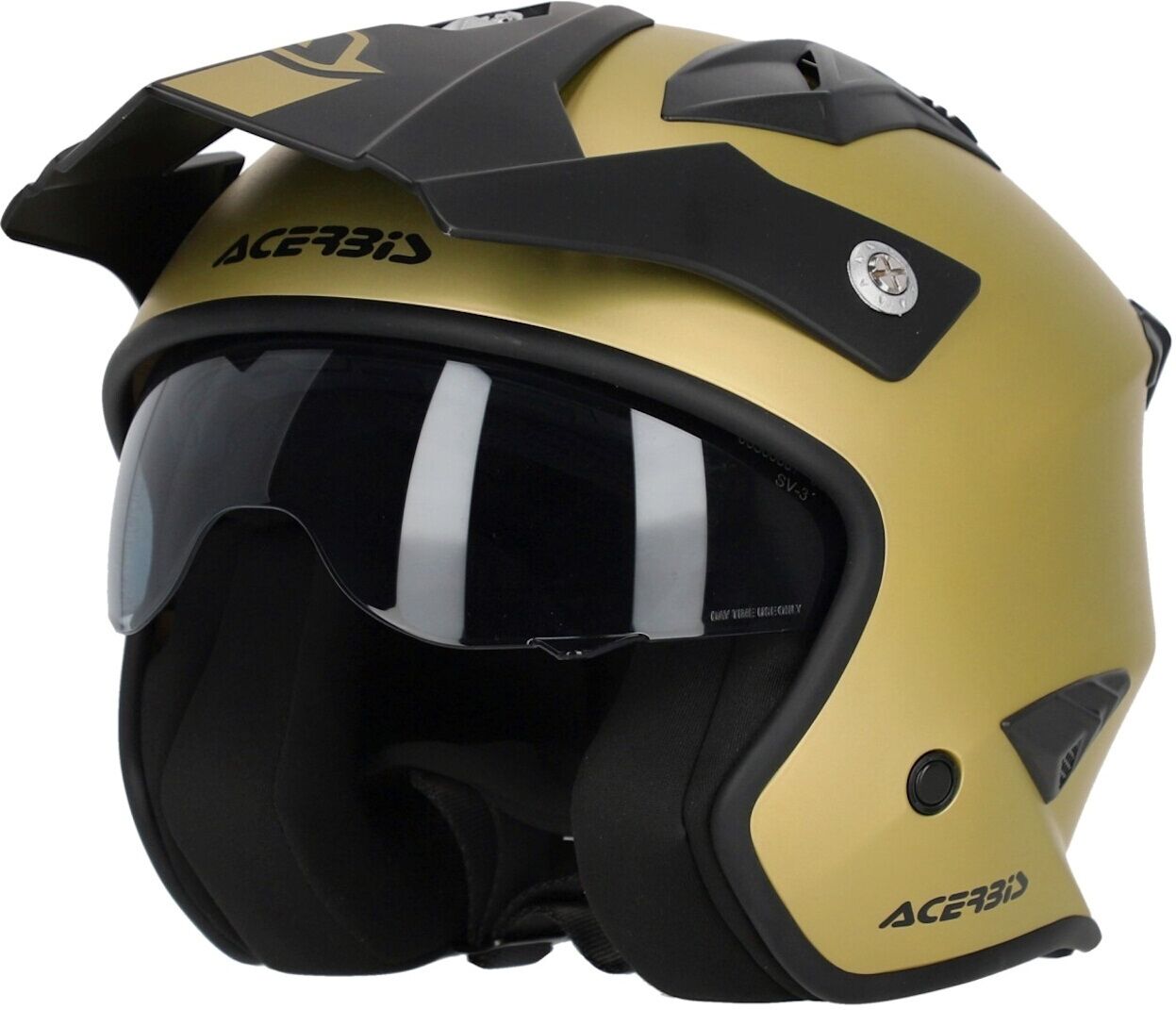 acerbis aria metallic casco jet oro l