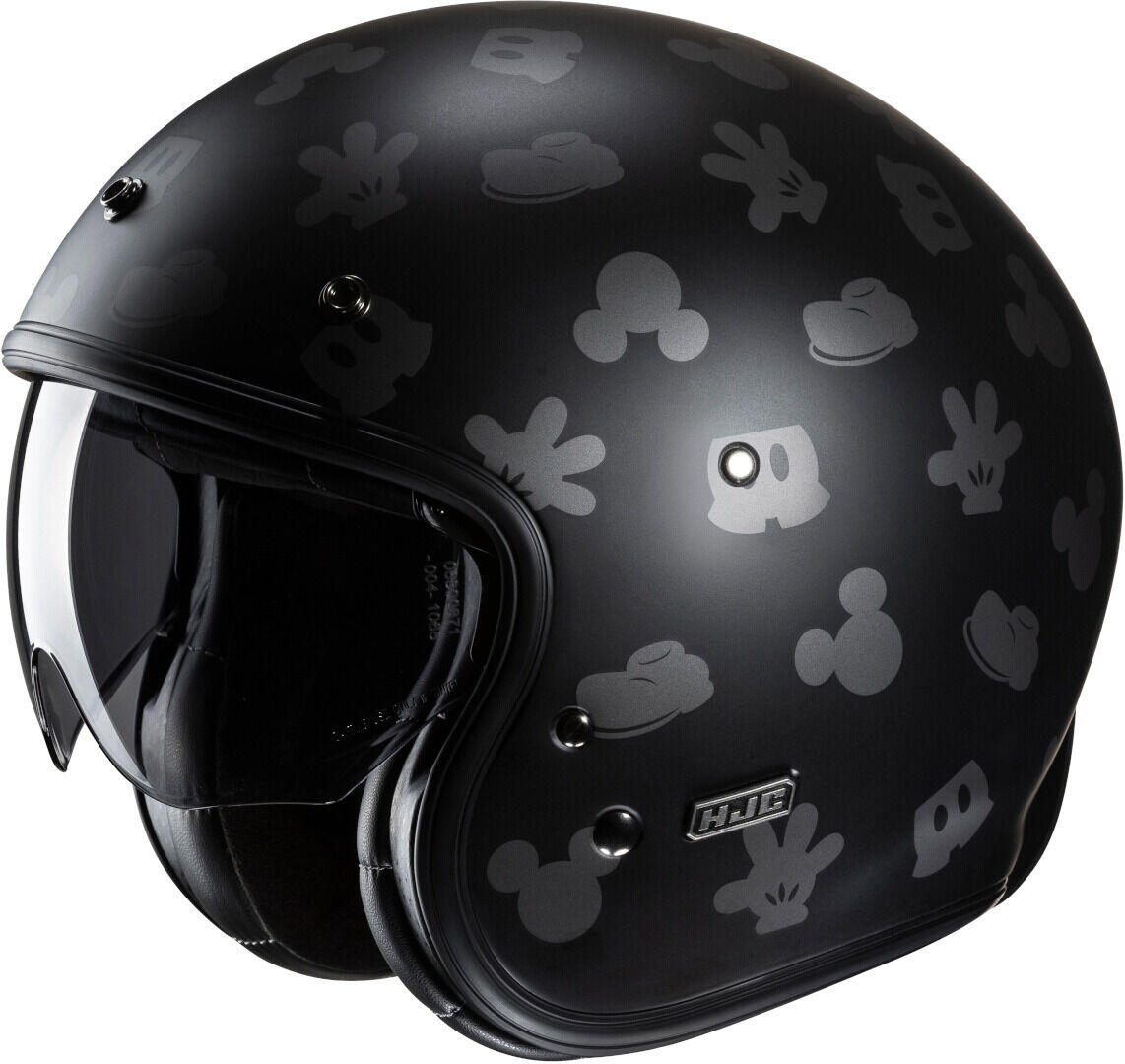 hjc v31 disney mickey retro casco jet nero grigio xs 54 55