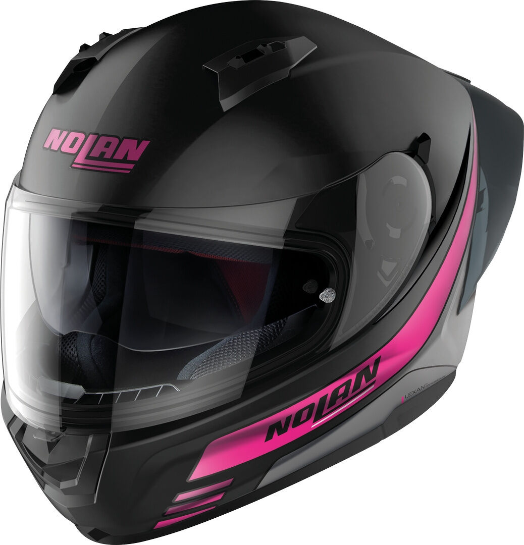 nolan n60-6 sport outset casco nero rosa 2xs