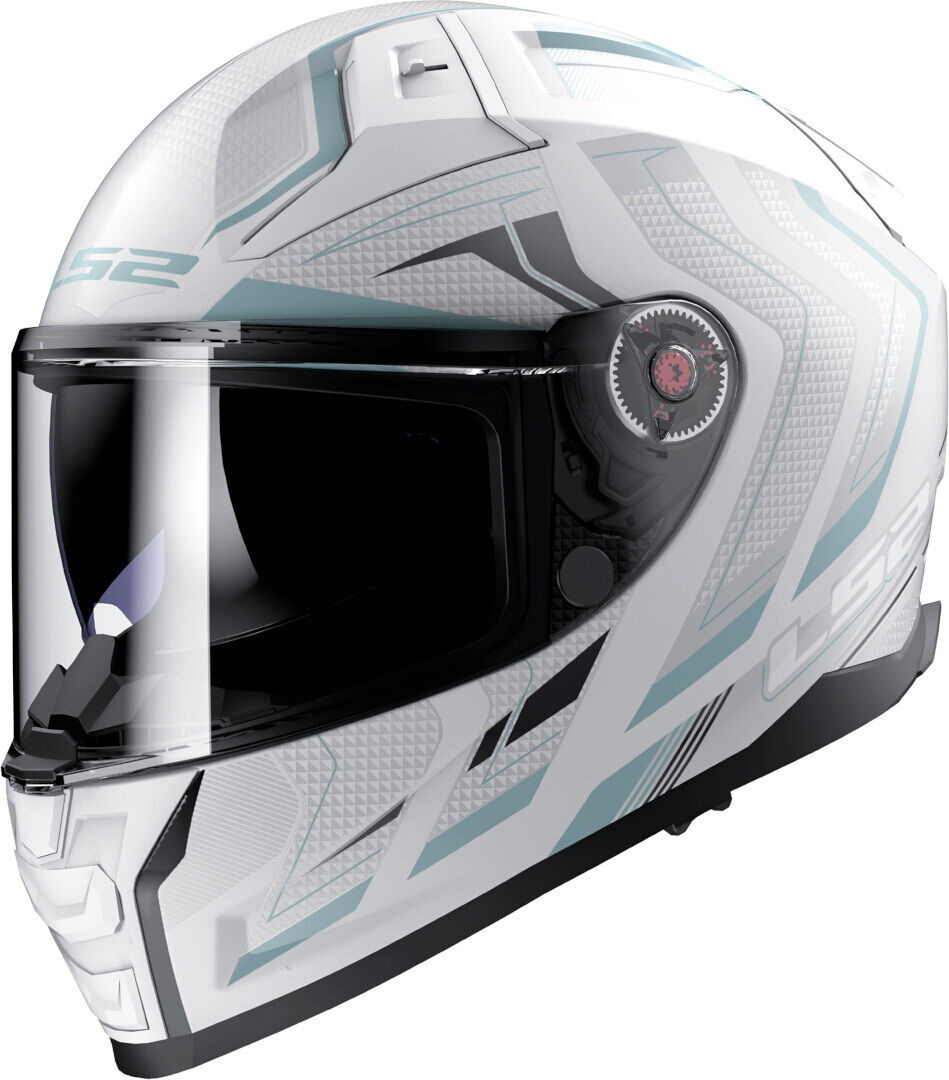 ls2 ff811 vector ii alizer casco bianco argento l