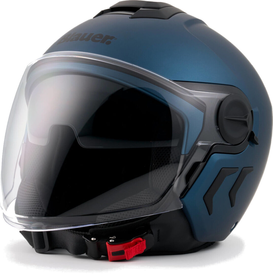 blauer demi jet dj-01 monocolor casco jet blu l