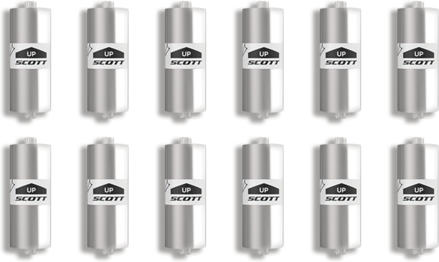 Scott Works Film Refills 50 mm 12 Pack Rotoli di ricarica trasparente unica taglia