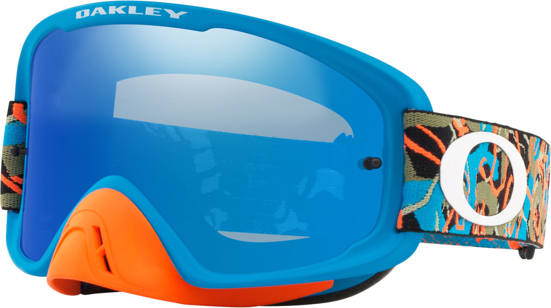 Oakley O Frame 2.0 Camo Vine Occhiali Motocross Blu Arancione unica taglia