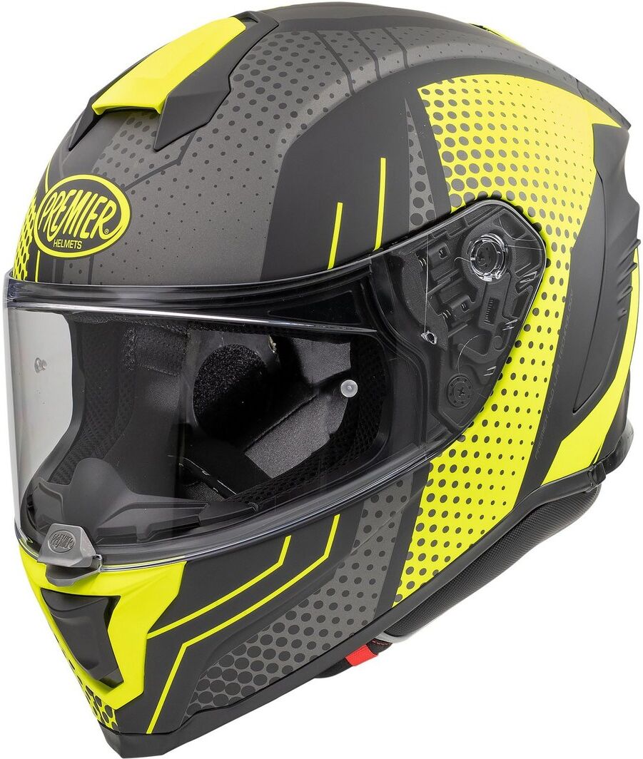 Premier Hyper BP Y 9 BM Casco Nero Giallo XL