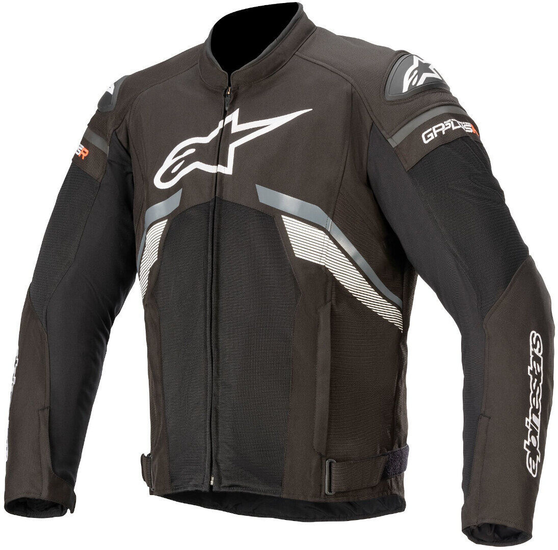 Alpinestars T-GP Plus V3 Air Giacca tessile motociclistica Nero Grigio Bianco L