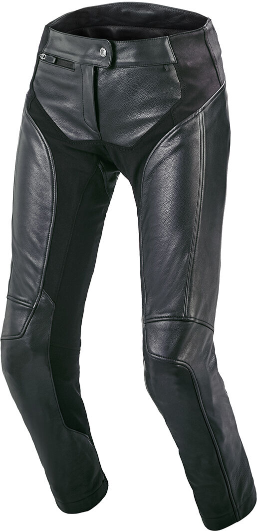 Macna Mohita Pantaloni in pelle di moto da donna Nero 44