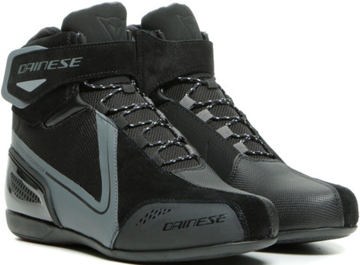 Dainese Energyca D-WP scarpe da moto da donna impermeabili Nero Grigio 36