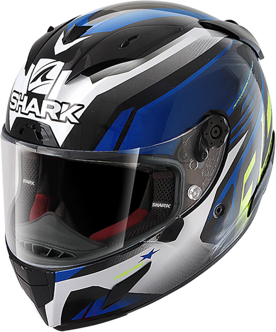 Shark Race-R Pro Aspy Casco Nero Blu XS