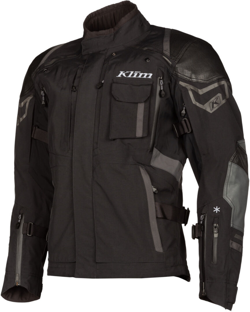 Klim Kodiak Giacca tessile moto Nero Grigio 52