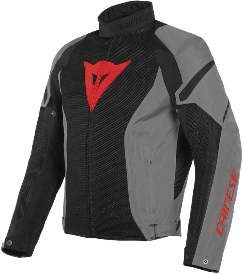 Dainese Air Crono 2 Tex Giacca tessile moto Nero Grigio 56