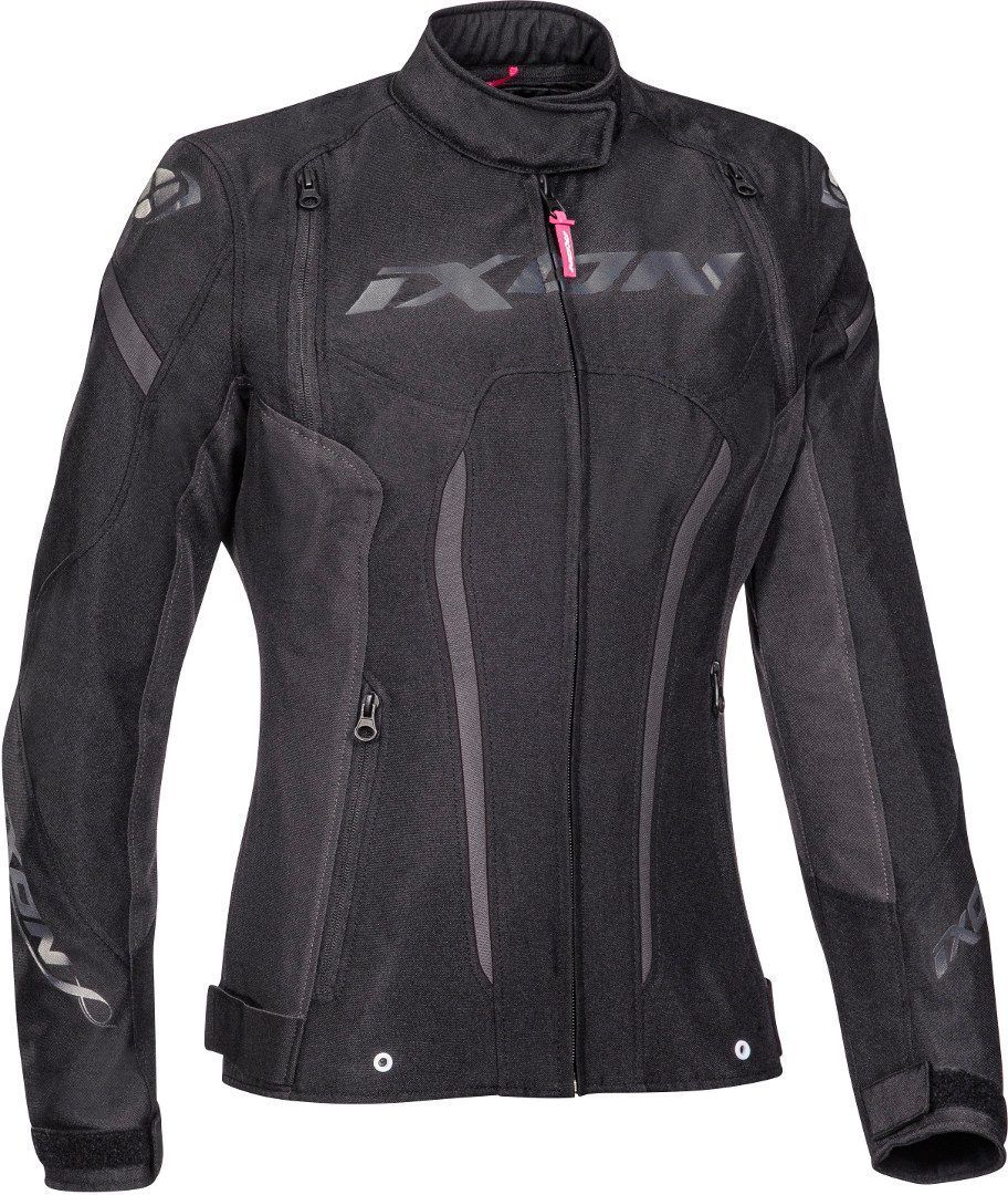 Ixon Striker Giacca tessile da moto da donna impermeabile Nero XS