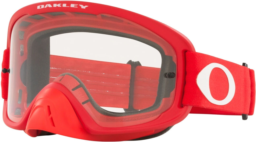 Oakley O Frame 2.0 Pro Clear Occhiali da motocross Bianco Rosso unica taglia