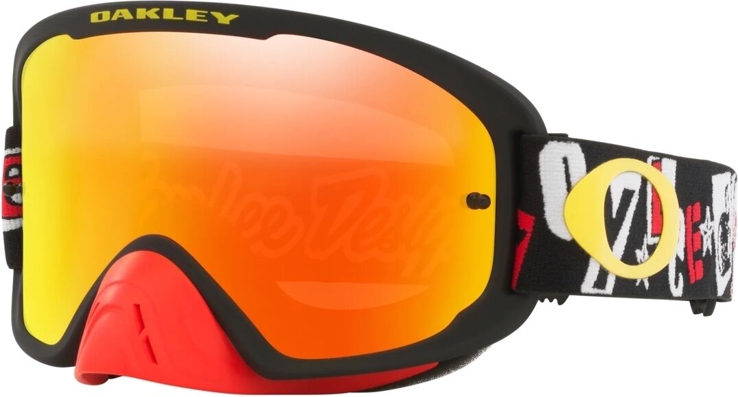 Oakley O Frame 2.0 Pro TLD Anarchy Occhiali da motocross Nero Bianco Rosso unica taglia