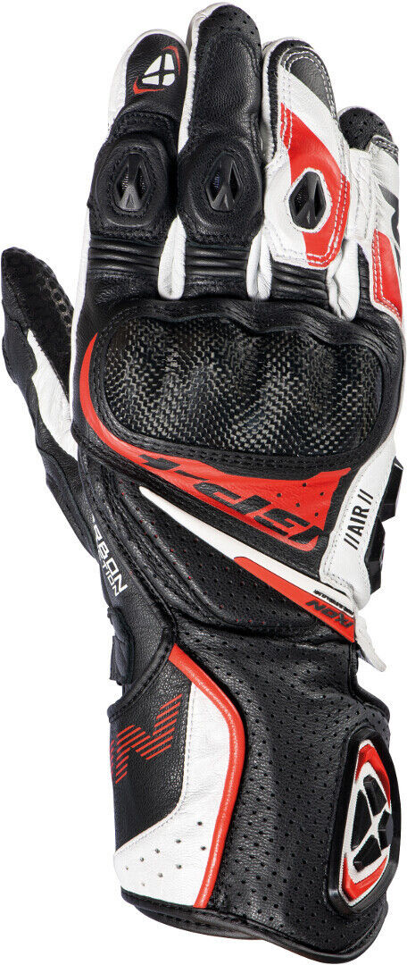 Ixon GP4 Air Guanti Moto Nero Bianco Rosso S