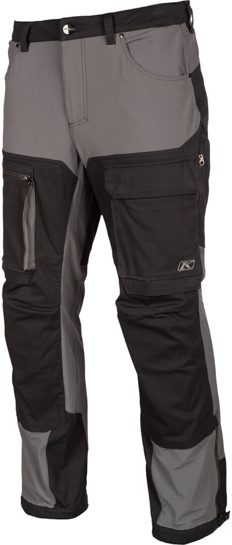 Klim Switchback Cargo 2023 Pantaloni tessili moto Nero Grigio 32 34