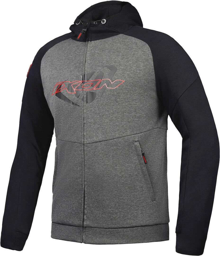 Ixon Touchdown Giacca tessile moto Nero Grigio 6XL