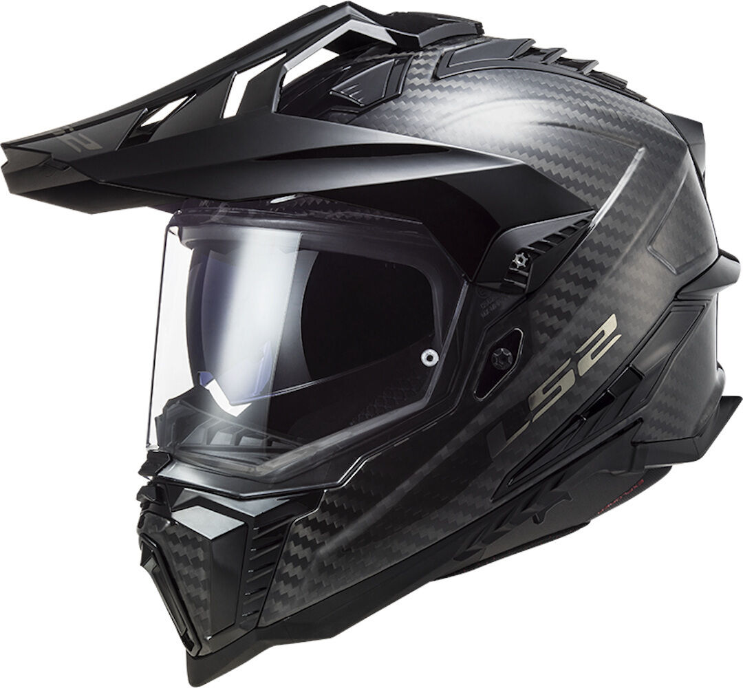 LS2 MX701 Explorer Carbon Casco Nero XS