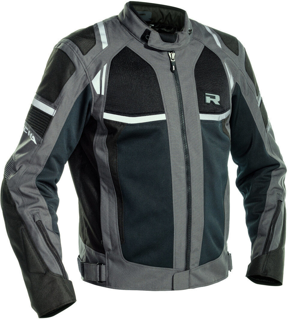 Richa Airstorm impermeabile Moto Tessile Giacca Nero Grigio 5XL