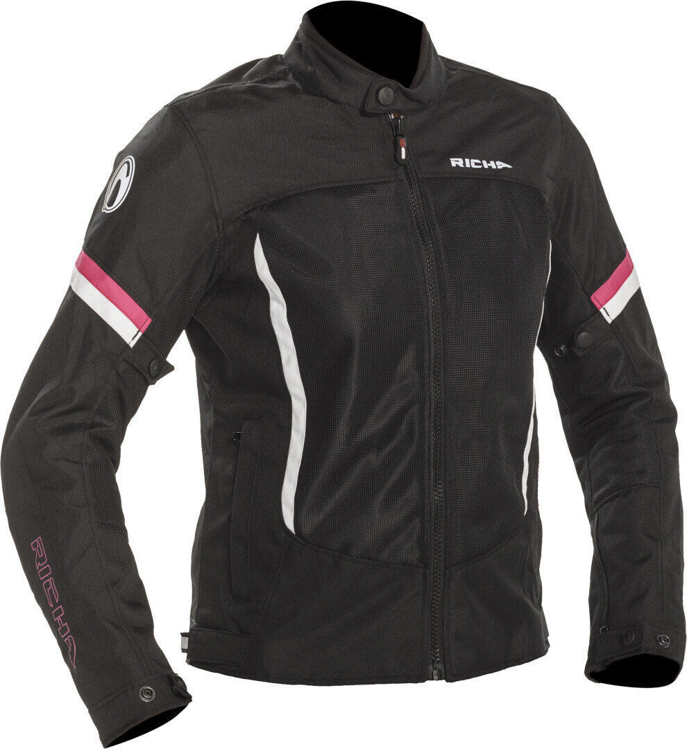 Richa Airbender Giacca tessile moto da donna Nero Rosa M