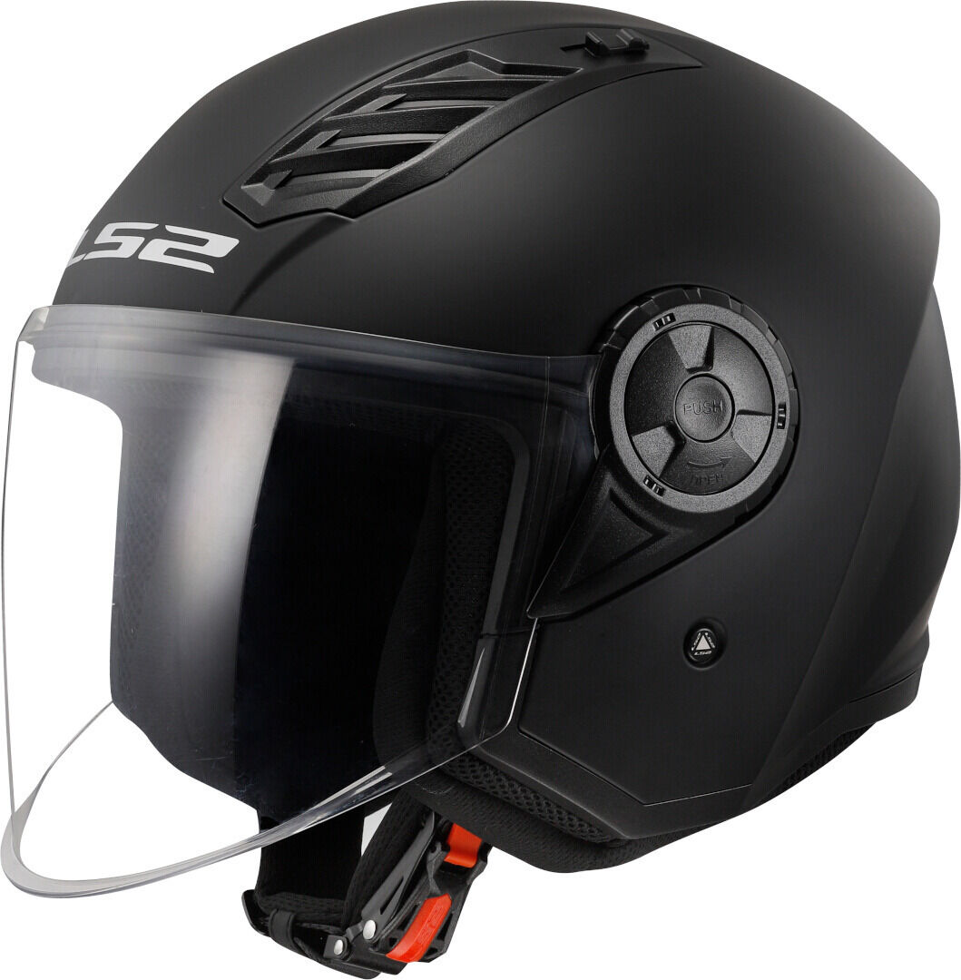 LS2 OF616 Airflow II Solid Casco Jet Nero M