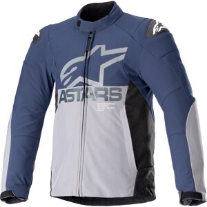 Alpinestars SMX giacca tessile moto impermeabile Grigio Blu 3XL