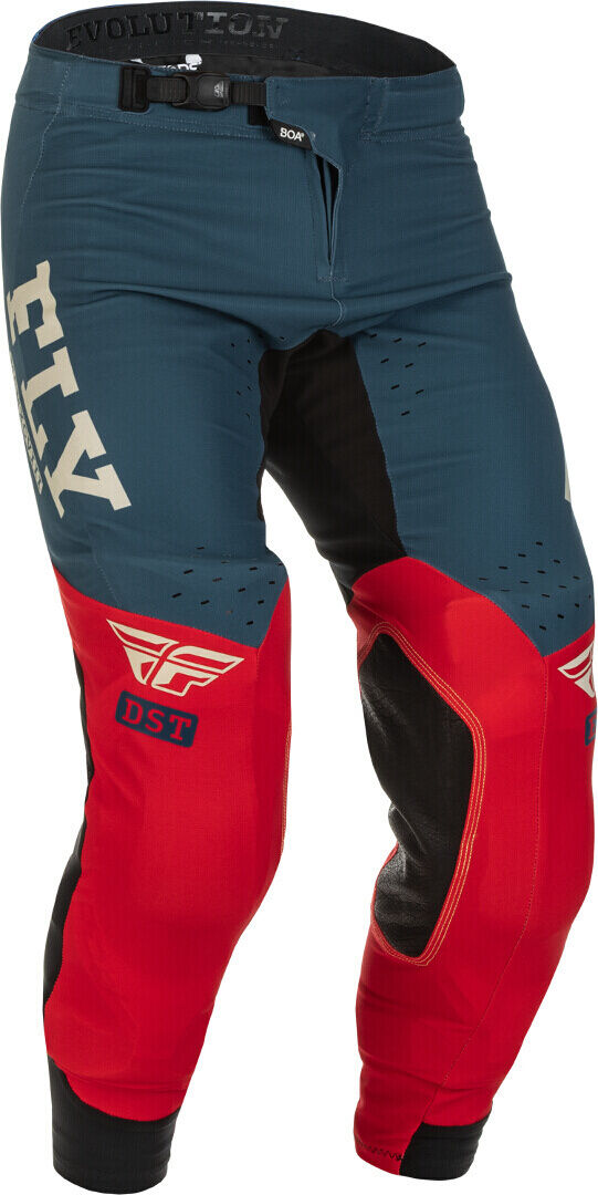 FLY Racing Evolution Pantaloni Motocross Nero Rosso 34