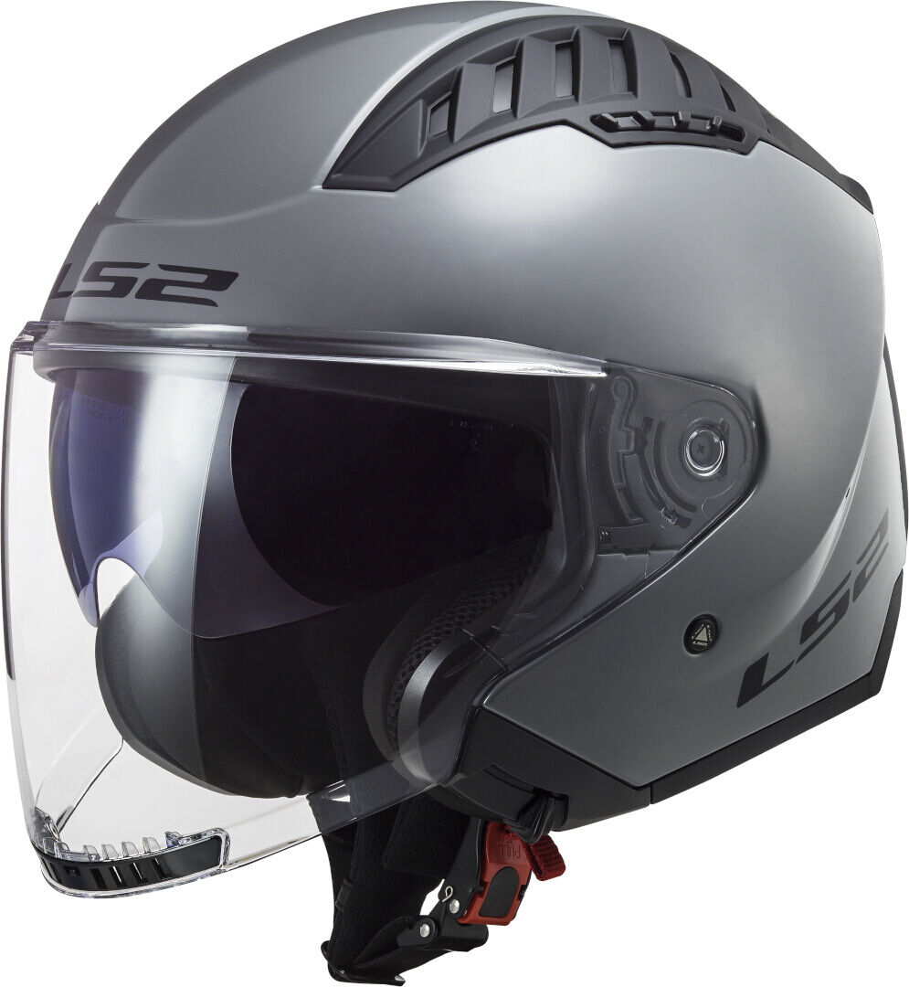 LS2 OF600 Copter II Solid Casco Jet Grigio 2XL