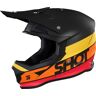 Shot Furious Story Casco motocross Nero Arancione M